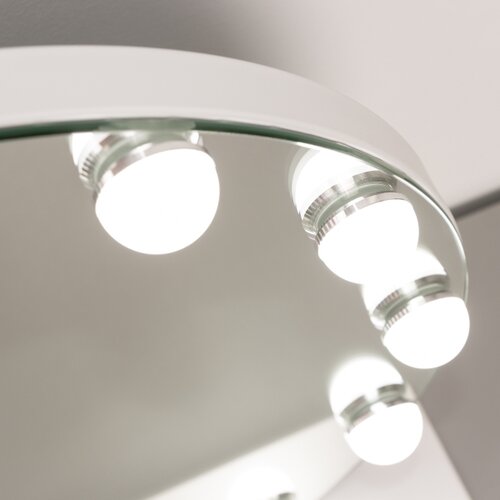 Brilagi - LED prigu&amp;scaron;iva make-up ogledalo HOLLYWOOD LED/12W/230V 3000/4000/6500K Slike