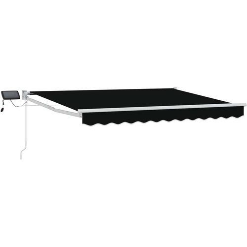 Ručna zlačivna tenda s LED diodama Crna 3 5 x 2 5 m - Bijeli Crna 3 5 x 2 5 m Cijene