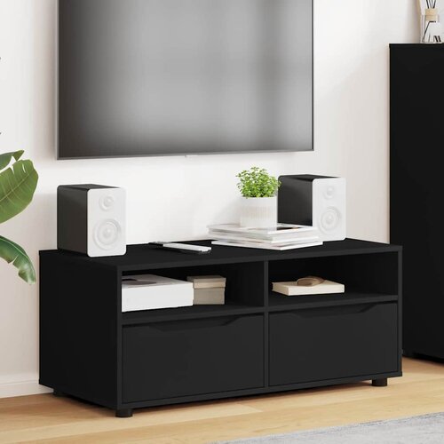TV ormar s ladicama Crna 100 x 48 x 43 cm Konstruirano drvo Cijene