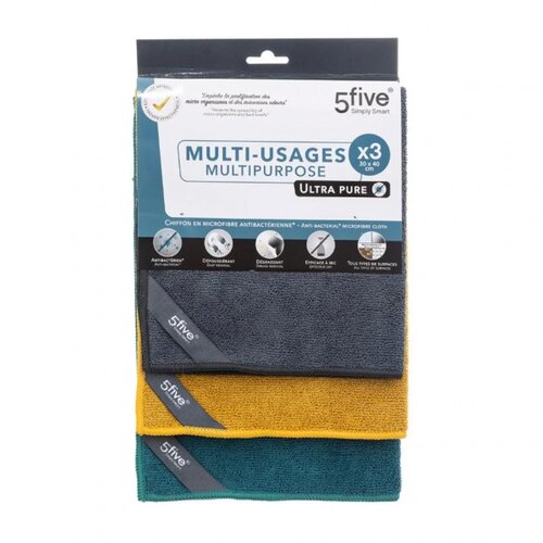 5five FIVE krpa za či&scaron;ćenje 3 komada MIKROFIBER 30x30cm Cijene