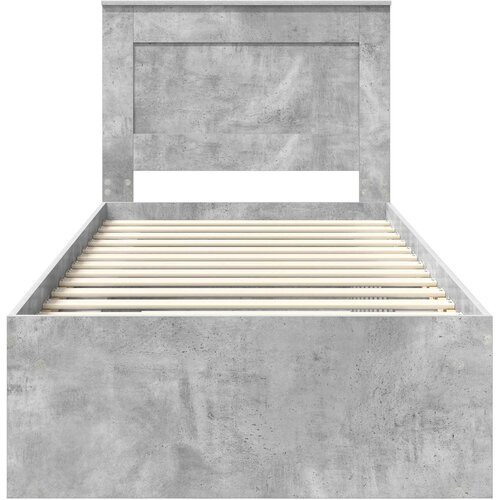  Krevetna konstrukcija Beton 90 x 200 cm Čvrsto borovo drvo Slike