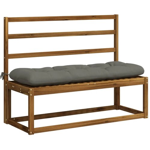  Jastučić za klupu VIANEN 100% poliester Siva 130 x 40 x 12 cm - Siva 130 x 40 x 12 cm Slike