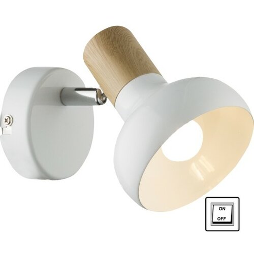 Mitea Lighting M160610 p bela spot lampa sa prekidačem 1xE14 40W Cene
