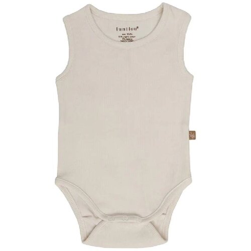  Lunilou - Rebrasti bodi bez rukava, Off White Slike