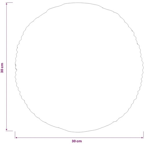  Presvlaka za jastuk 2 pcs HEERLEN Plava &amp;Oslash; 30 cm Kord - Plava &amp;Oslash; 30 cm 2 Slike