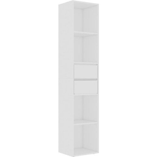 Maison Chic Knjižna omara - Knjižni regal bela 36x30x171 cm iverna plošča, (21725814) Cene
