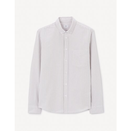 Celio Long Sleeve Shirt Caoxfordy - Men's Cijene
