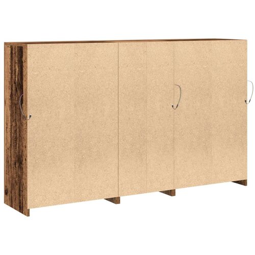  omarica z LED lučmi Stari les 162x37x100 cm Slike