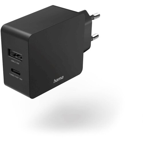  HAMA USB-C + USB-A, baza, 30W, crni QC Cene