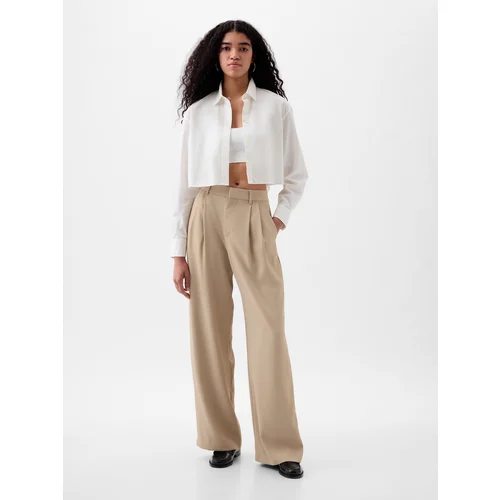 GAP Beige high-waisted trousers 365