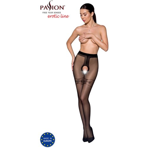 Passion tiopen 021 tights 20 den black 1-2 Cene