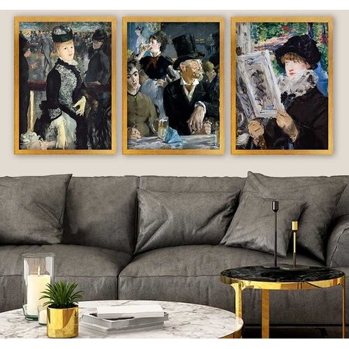 Wallity Set uramljenih slika 3AC_UN195150, 3 dijela Cijene