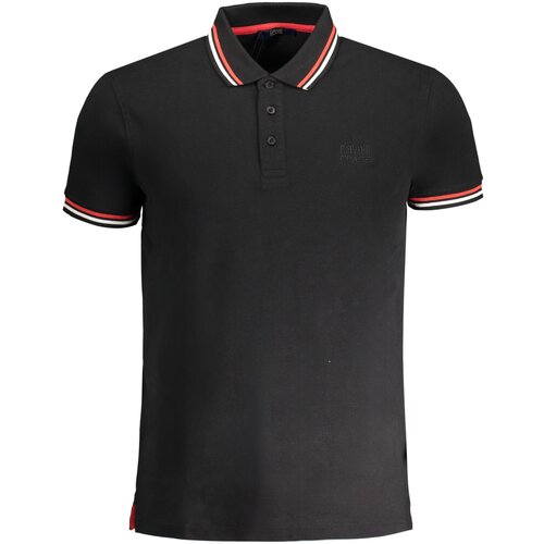 Cavalli Class MEN&#39;S SHORT SLEEVED POLO SHIRT BLACK Cene