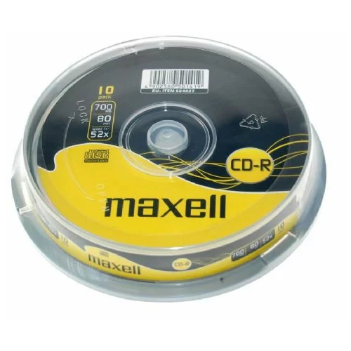 Maxell cd-r 700MB xl 52X 10 na osi