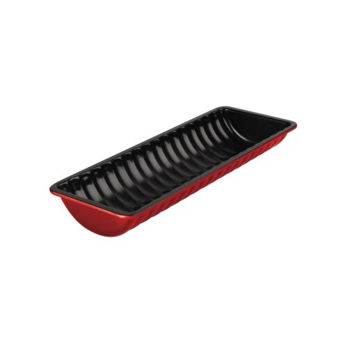 Kaufmax Modla za hleb rebrasta 31,5x12x5.5cm burgundy line Slike