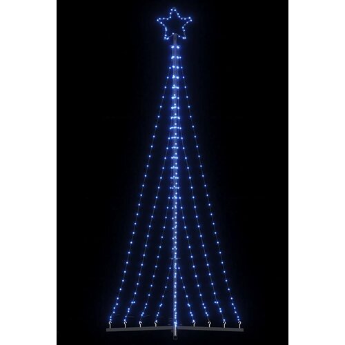 vidaXL LED božićno drvce 447 LED dioda plavo 249 cm Cijene