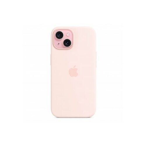 Apple iPhone 15 Silicone Case with MagSafe - Pink (mwn93zm/a) - maska za ajfon Slike