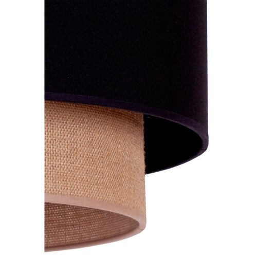  Duolla - Luster na sajli BOHO 1xE27/15W/230V prečnik 45 cm crna/braon Slike