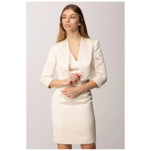 Elisabetta Franchi Suknjiči TB00161E2 Bela Slike