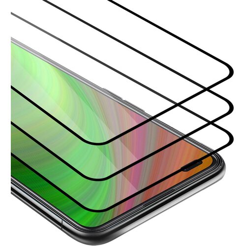 Cadorabo Oppo Reno4 - Za&scaron;čitna folija v transparentno s čarno - 3-pack Kaljeno steklo za za&scaron;čito zaslona s trdoto 9H in 3D dotikom, (20547886) Cene