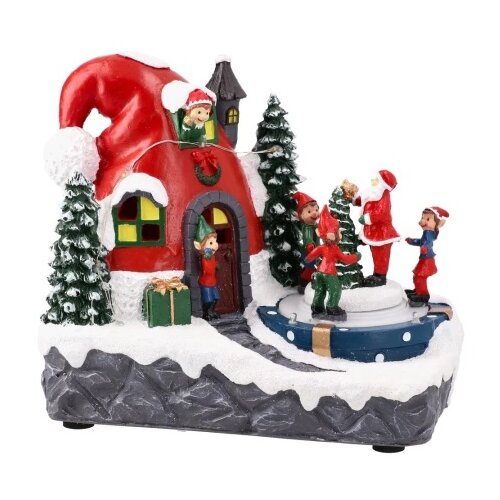 Festa cozy 20 novogodi&amp;scaron;nje selo led crvena kapa 21 x 14 x 185 ( 710339 ) Slike