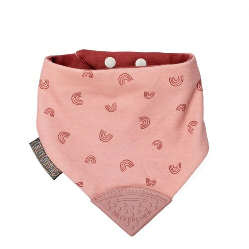 Cheeky chompers podbradnjak/marama Neckerchew Premium z grizalom rainbow rose 731 Cijene
