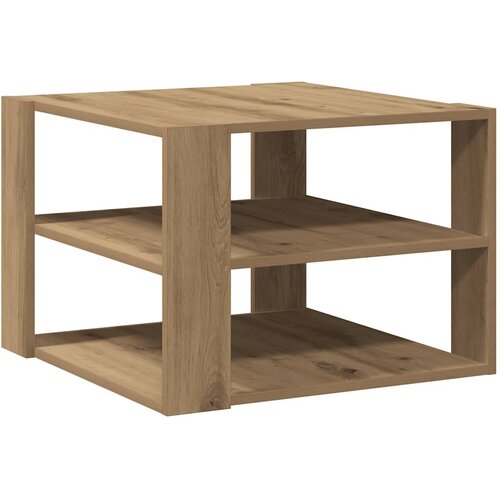  Stol za kavu Artisan hrast 58x58x40 cm izrađeno drvo Slike