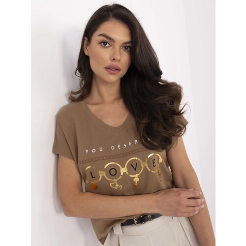 Calimera T-shirt-CLM-TS-1729.86-light brown Cene