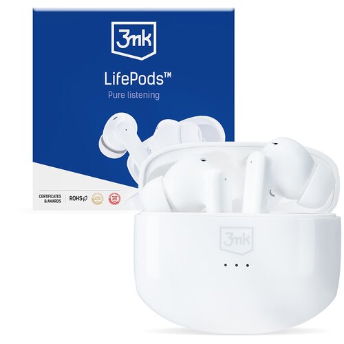 3mk LIFEPODS WHITE CASE OVITEK ZA APPLE AIRPODS PRO 2 WATERPROOF, (21968732) Cene