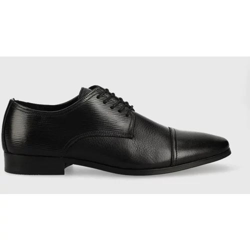 Aldo Kožne cipele Cuciroflex za muškarce, boja: crna