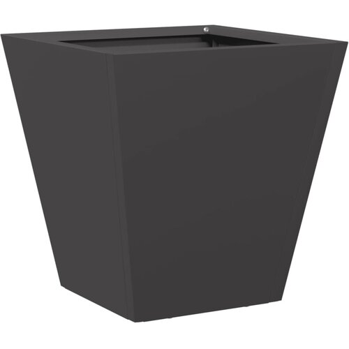 Maison Chic Vrtno cvetlično korito - Cvetlični Lonec črno 30x30x30 cm jeklo, (21788545) Cene