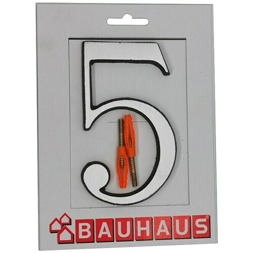 Kućni broj 5 (Visina: 115 mm, Srebrne boje, Aluminij) Cijene
