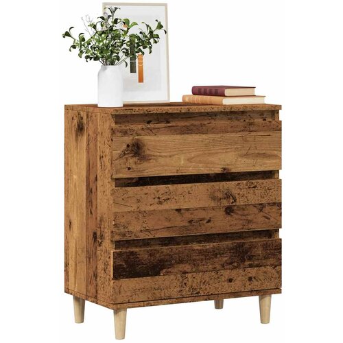 VidaXL Komoda starinski les 60x35x70 cm inženirski les Slike