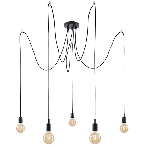 PAULMANN 50389 - Luster na sajli NEORDIC 5xE27/20W/230V pauk Slike