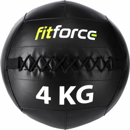 Fitforce WALL BALL 4 KG Medicinka, crna, veličina