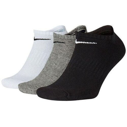 Nike &amp;Scaron;portne nogavice pegasto siva / črna / bela Slike