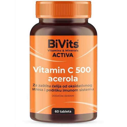 BiVits Activa Vitamin C 500 ACEROLA A60 Slike