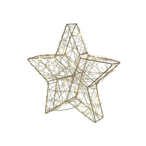  Novogodi&amp;scaron;nja dekoracija - led star 30cm 486663 - gold/warm white - kmg ( 044498 ) Slike