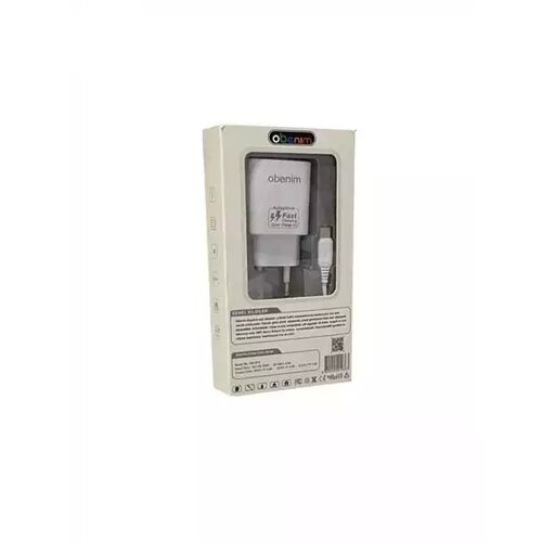 Obenim kućni brzi punjač 3.0A 2u1 Type C sa USB-C kablom Cene