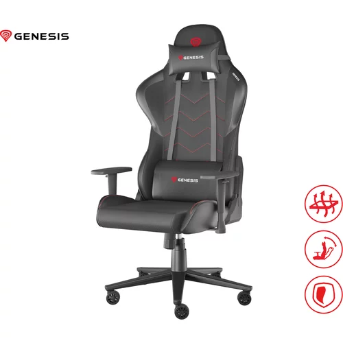 Genesis NITRO 550 G2 siv gaming / pisarniški stol, ergonomski, (20976520)