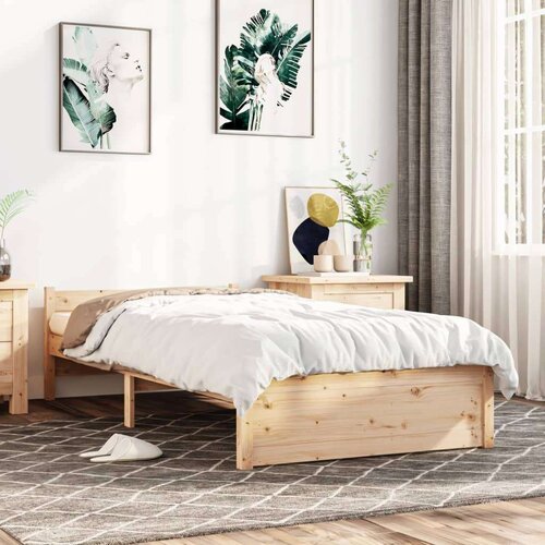  Za krevet od masivnog drva 75 x 190 cm 2FT6 jednokrevetni Slike