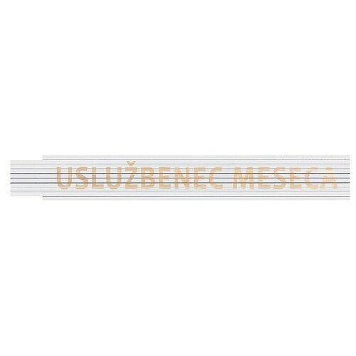HEKA Zložljivi meter (Dolžina: 2 m, Bela, Natis: USLUŽBENEC MESECA) Cene