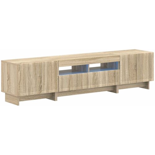  5-dijelni LED TV ormarić Hrast sonoma Konstruirano drvo Slike