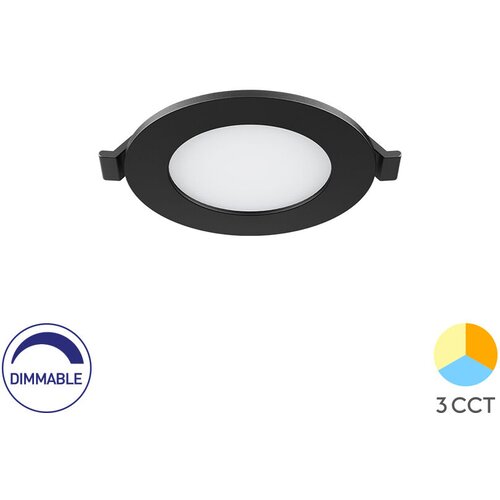 Braytron Ugradni LED panel BRY-SMD-CRP-4W-KRUG-DIMABILNI-3INC-CRNI-3U1 Cene