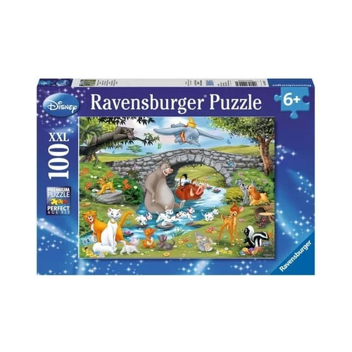 Ravensburger Puzzle - Družina Animal Friends, 100 delov XXL