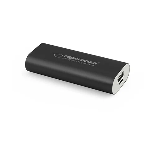 Powerbank ESPERANZA HADRON, 4400mAh, BLACK, EMP105K