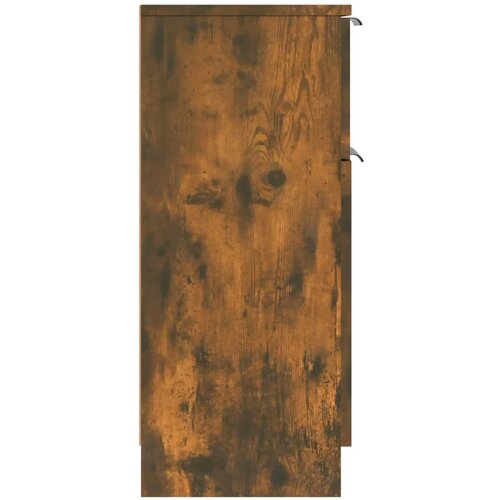  Komode 2 kom boja dimljenog hrasta 30x30x70cm konstruirano drvo Slike