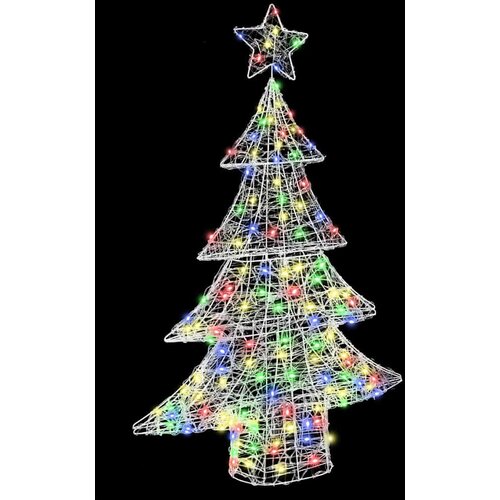  Božićno drvce s 100 LED svjetlima &amp;Scaron;areni 120 cm Akril Slike