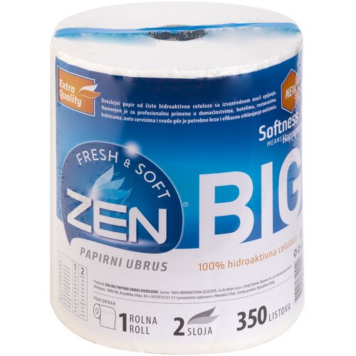 Zen Dvoslojni papirni ubrus BIG beli Cene