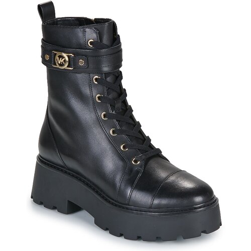 Michael Kors Polškornji MANDY LACE UP BOOTIE Črna Cene